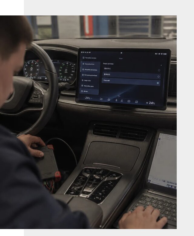 Русификация автомобиля BYD HAN для эксплуатации в Ахтубинске